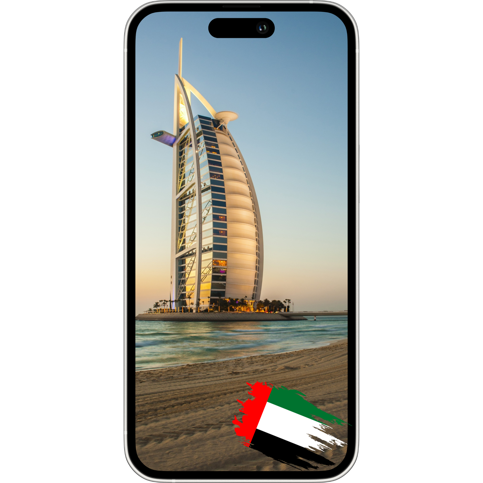 Traveler using eSIM United Arab Emirates with instant activation in Dubai