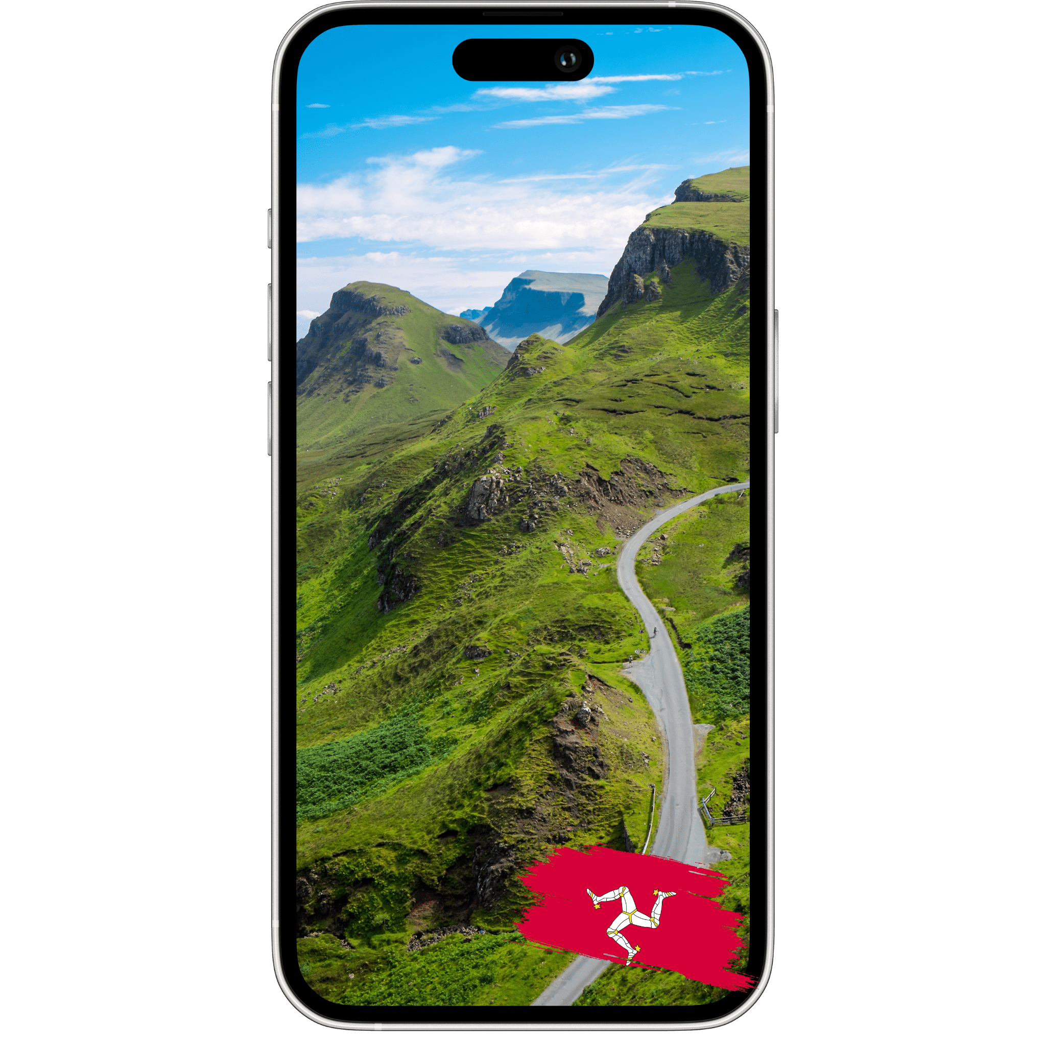 Isle of Man flag for eSIM Isle of Man travel data plan