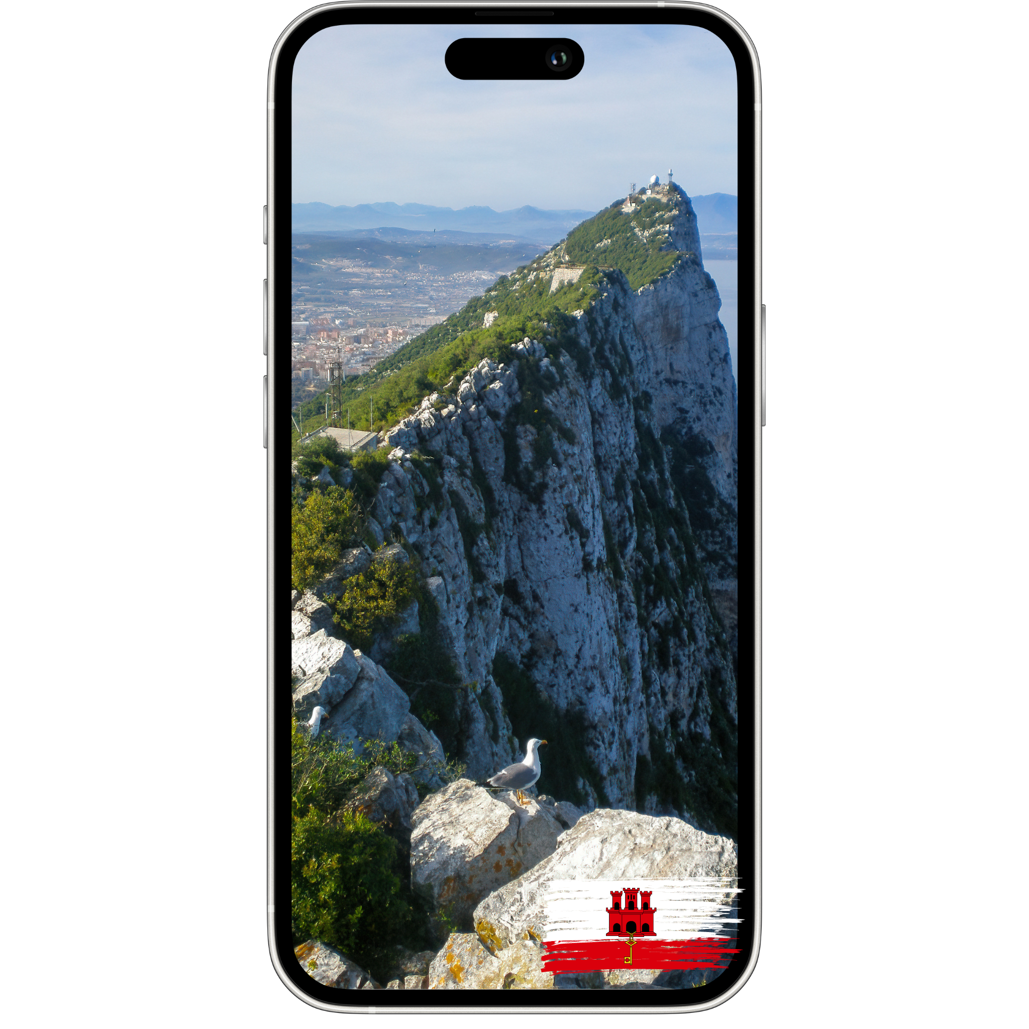 Traveler using eSIM for Gibraltar with ESimAllo