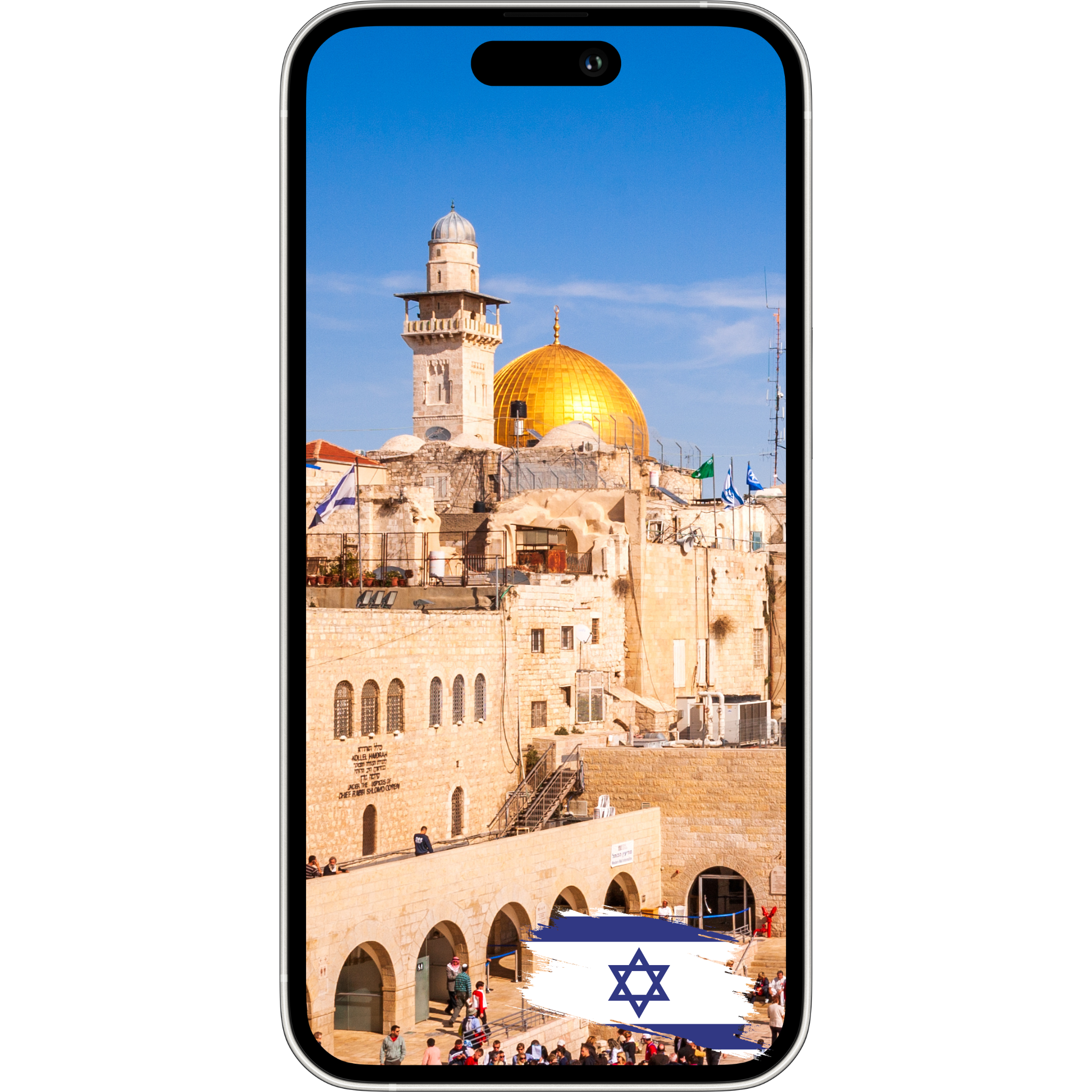 Traveler using eSIM for Israel with ESimAllo