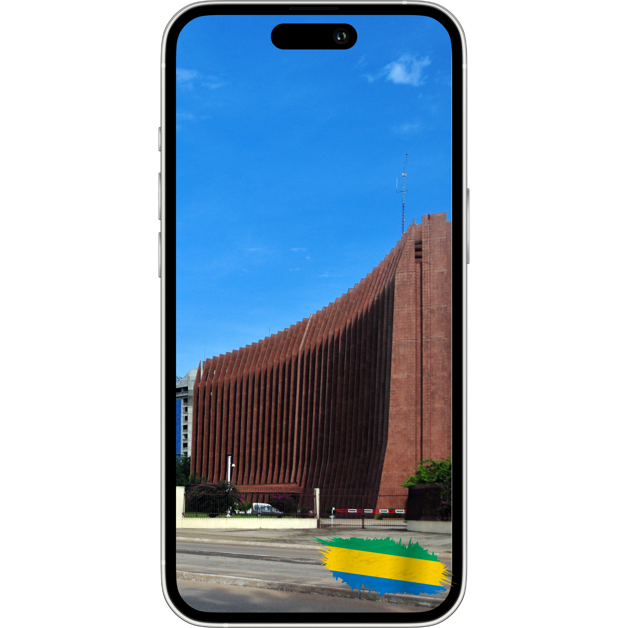 eSIM Gabon travel data plan on smartphone – instant activation for tourists