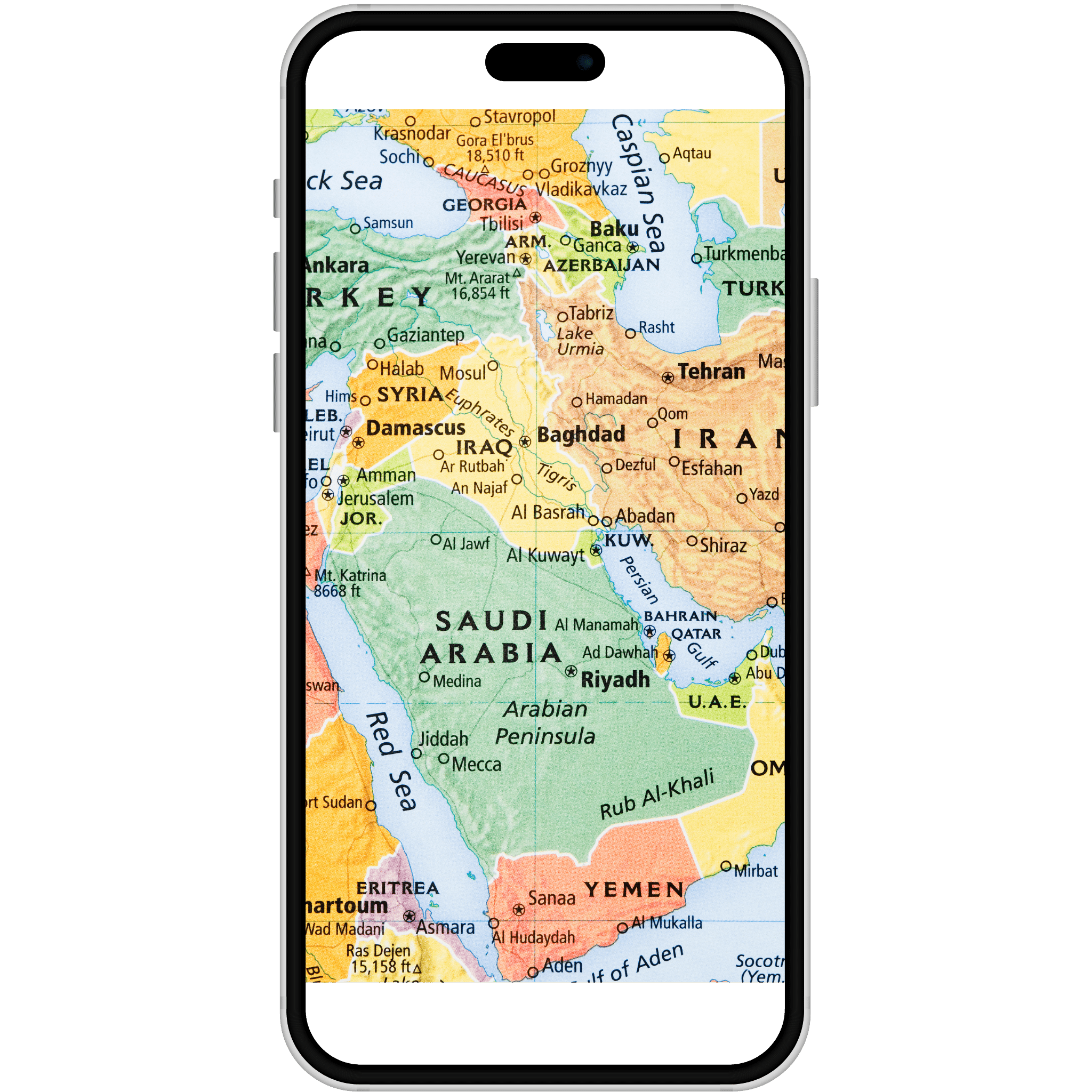 Middle East - ESimAllo